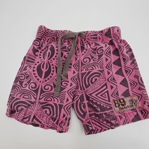 Naartjie Kids Pink Patterned Shorts